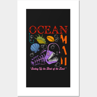 "Ocean Man" Ween Design Posters and Art